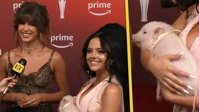 Watch Jessie Murph Crash Ella Langley's ACMs Interview... With Her Pig!