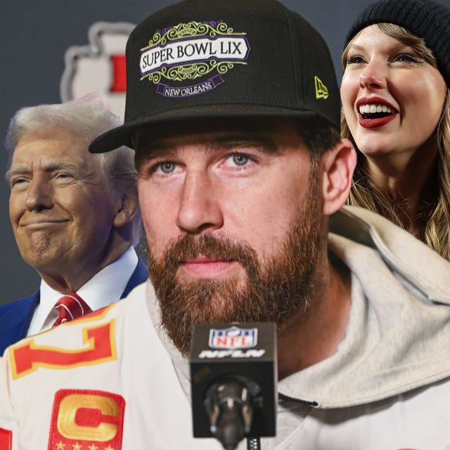 Travis Kelce Gets Grilled on Taylor Swift Proposal and Trump’s Super Bowl Attendance