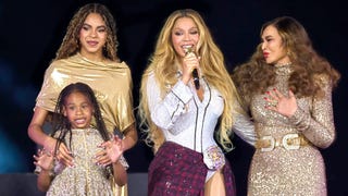 Tina Knowles Joins Beyoncé and Granddaughters On Stage at Cowboy Carter Tour