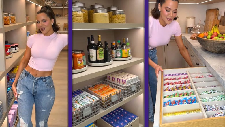 Khloé Kardashian's Pantry Tour! See Inside Her Wildly Organized Kitchen