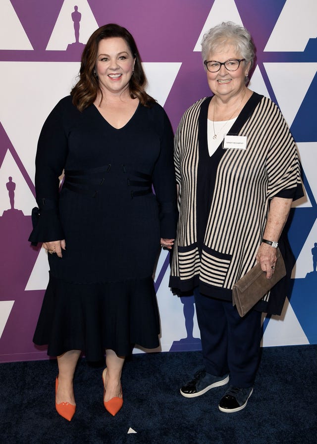 Melissa McCarthy and Sandy McCarthy
