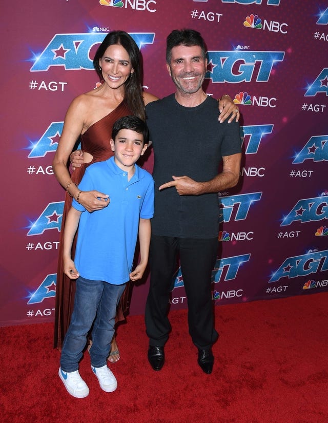 Lauren Silverman, Eric Cowell and Simon Cowell